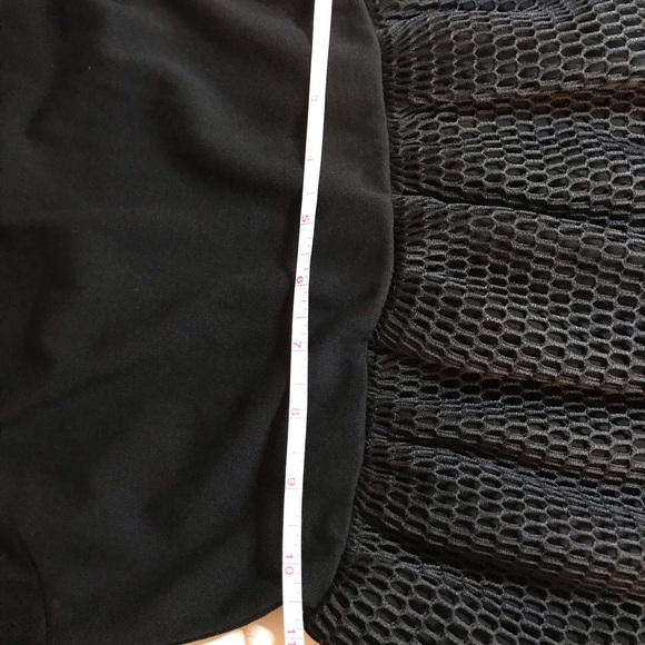 V Back Cocktail Open Weave Overlay From Waist Lord and Taylor Design Lab Sz SP - Picture 11 of 12